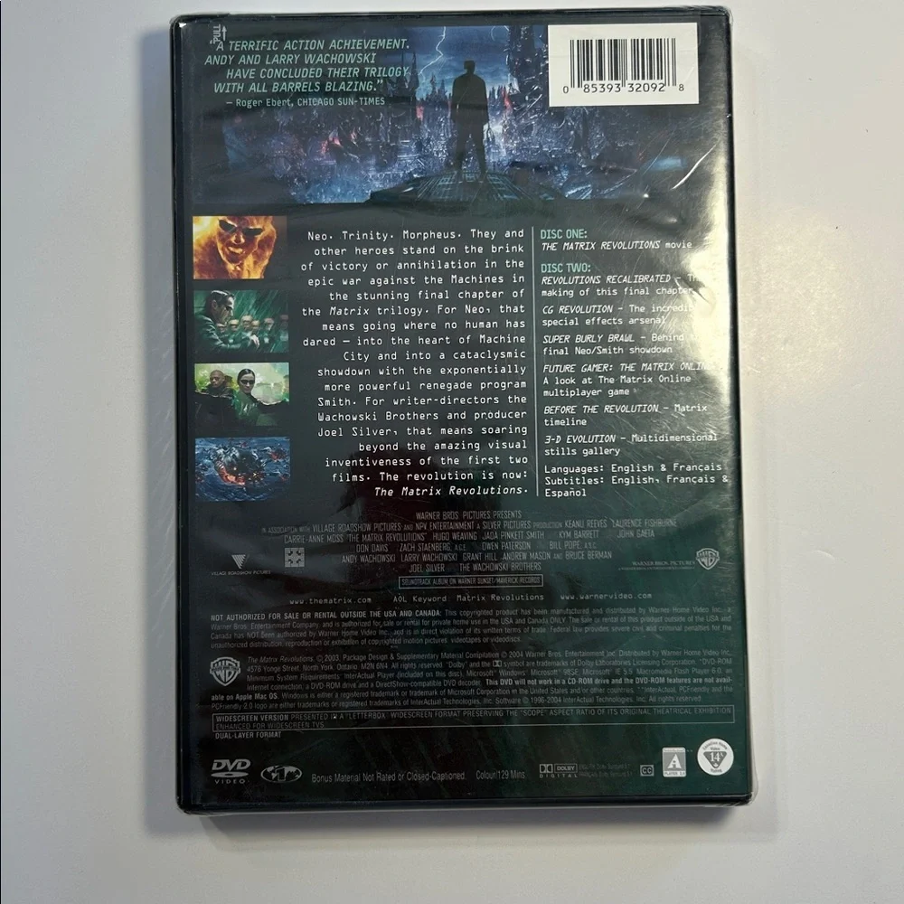 The Matrix Revolutions‎ DVD - Picture 2 of 3